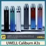 UWELL Caliburn A3S咖哩棒A3S POD電子煙主機官網評價說明書