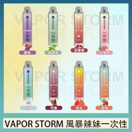 VAPOR STORM風暴辣妹一次性主機充電7500口（5%）